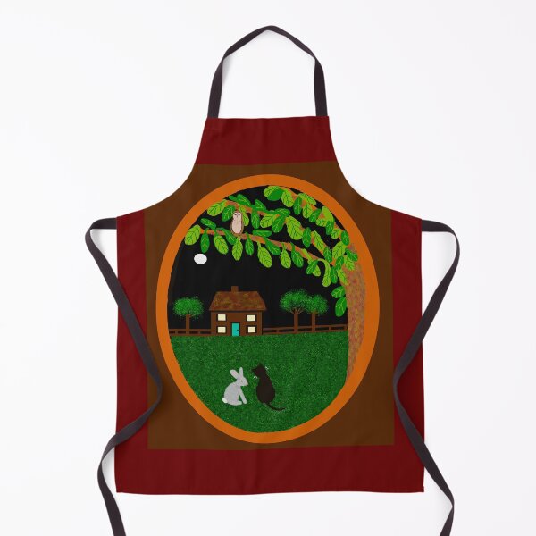 Item preview, Nighttime Garden with Animals designed and sold by Elaine M Hayward .