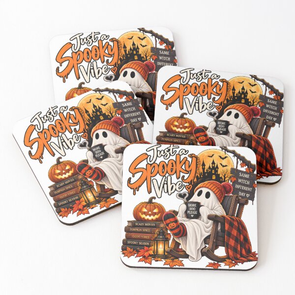 Item preview, Cozy Spooky Ghost Halloween Vibes designed and sold by PALOZA SHOP.