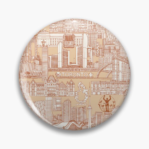 Item preview, Toronto toile rust sand designed and sold by scrummy.