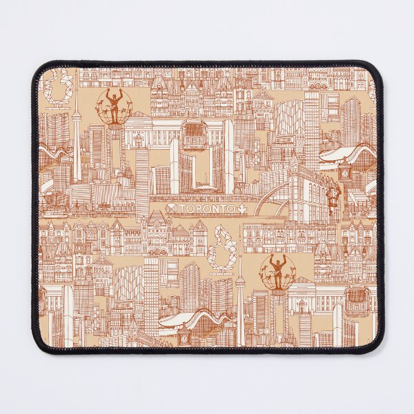 Item preview, Toronto toile rust sand designed and sold by scrummy.