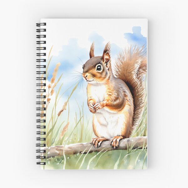Item preview, Cute Watercolor Squirrel on Tree Branch designed and sold by Hackl20.