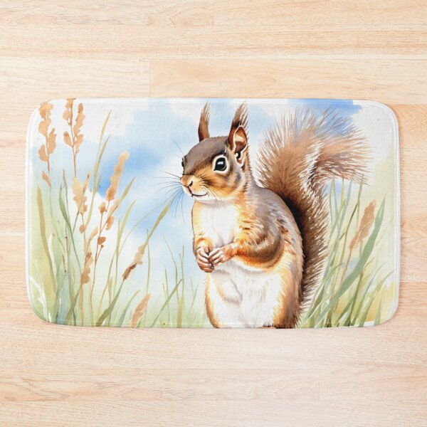 Item preview, Cute Watercolor Squirrel on Tree Branch designed and sold by Hackl20.