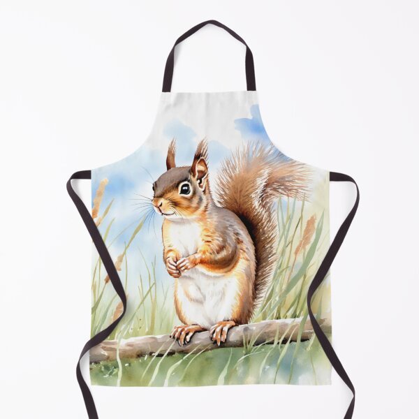 Item preview, Cute Watercolor Squirrel on Tree Branch designed and sold by Hackl20.