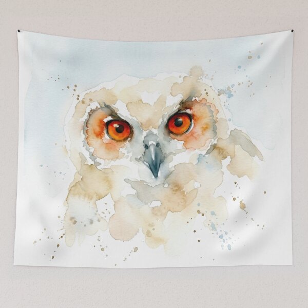Item preview, Eagle-Owl, Fiery Orange Eyes designed and sold by caracatita75.
