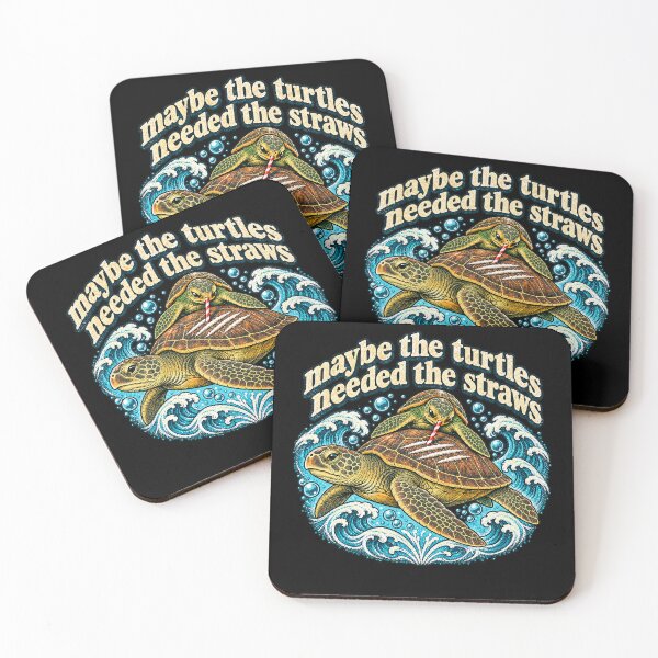 Item preview, Maybe The Turtles Needed The Straws designed and sold by WILLIAMS-BR.