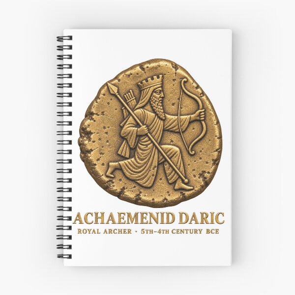 Item preview, Achaemenid Daric Royal Archer — Ancient Persian Gold Coin designed and sold by Larkfound Studio.