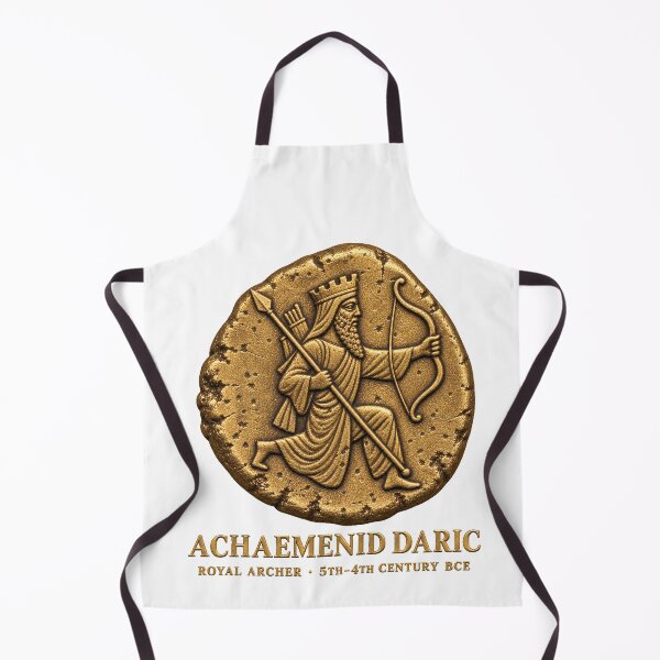 Item preview, Achaemenid Daric Royal Archer — Ancient Persian Gold Coin designed and sold by Larkfound Studio.