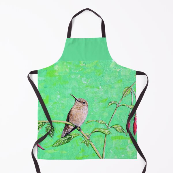 Item preview, Hummingbird Resting on a Fuchsia Painting designed and sold by Art by Kirsten Sneath.