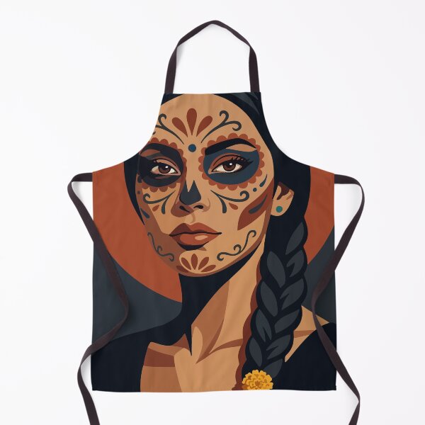 Item preview, Catrina Flat Color Art | Day of the Dead Mexican Sugar Skull designed and sold by  Ojo de Lilith.