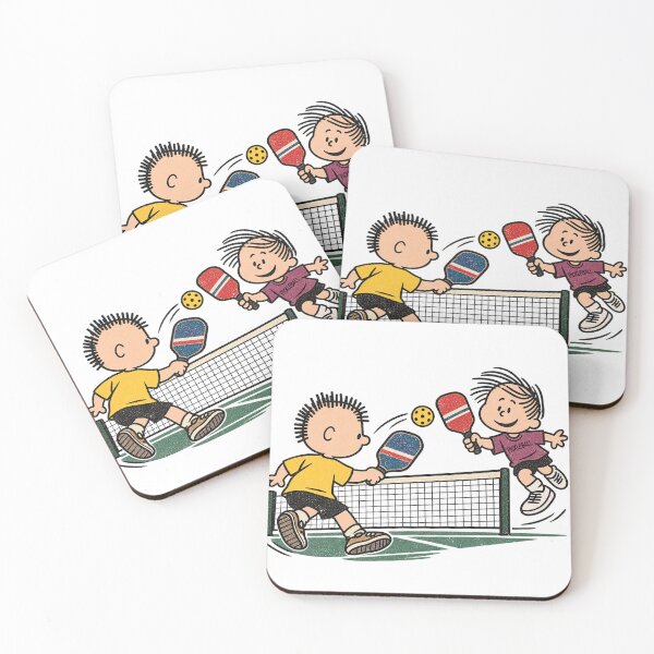 Item preview, Peanuts Pickleball Friends – Vintage Pickleball Cartoon Design designed and sold by StudioAyinla.