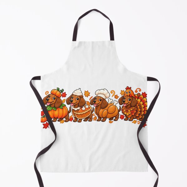 Item preview, Thanksgiving Dachshund Turkey Pumpkin Pie Wiener Dog Fall Autumn designed and sold by VGAfanatic.