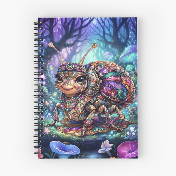 Artikelvorschau, Psychedelischer Friedenskäfer | Grooviger Juwelenkäfer – Verspielte Fantasy-Kunst entworfen und verkauft von KingsArtworx 2.
