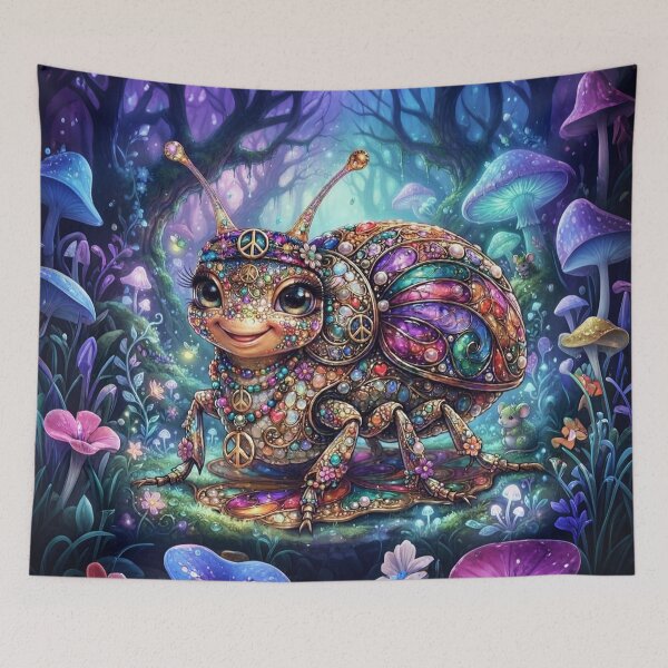 Item preview, Psychedelic Peace Bug | Groovy Jewel Beetle Whimsical Fantasy Art designed and sold by KingsArtworx 2.