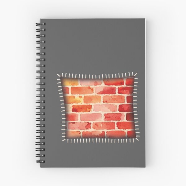 Item preview, Stitched Opening Reveals Brick Wall designed and sold by MoxisWatercolor.