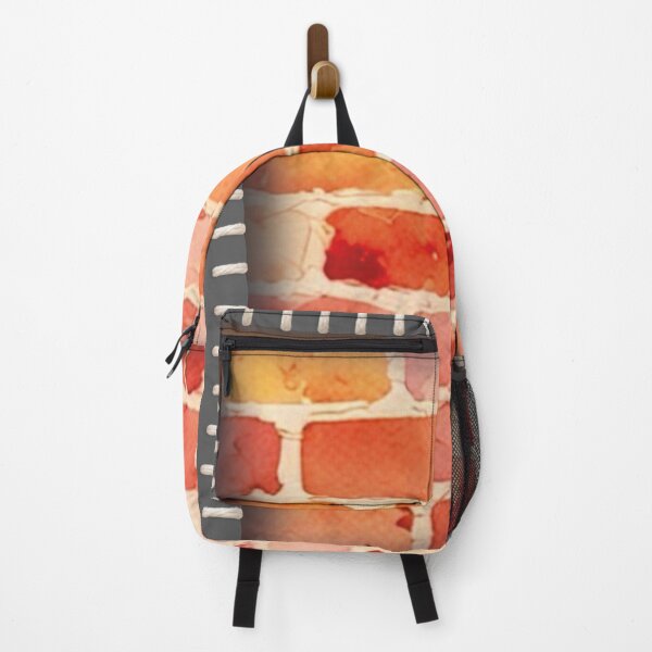 Item preview, Stitched Opening Reveals Brick Wall designed and sold by MoxisWatercolor.