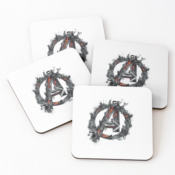 Item preview, Grunge Style Avengers Logo Fan Art with Characters designed and sold by matildampugh.