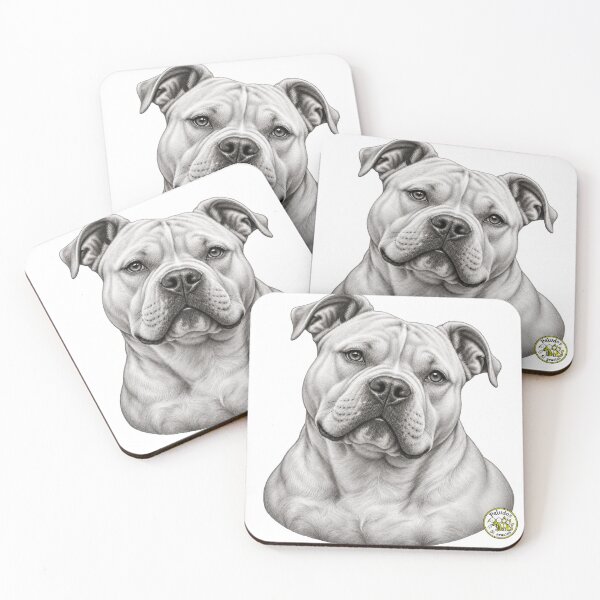 Item preview, Charcoal-style portrait of Bully designed and sold by Peludos, Sí gracias.