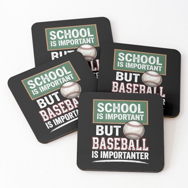 Item preview, Baseball Importanter Humour École Sport Tableau Noir designed and sold by MizoX7.