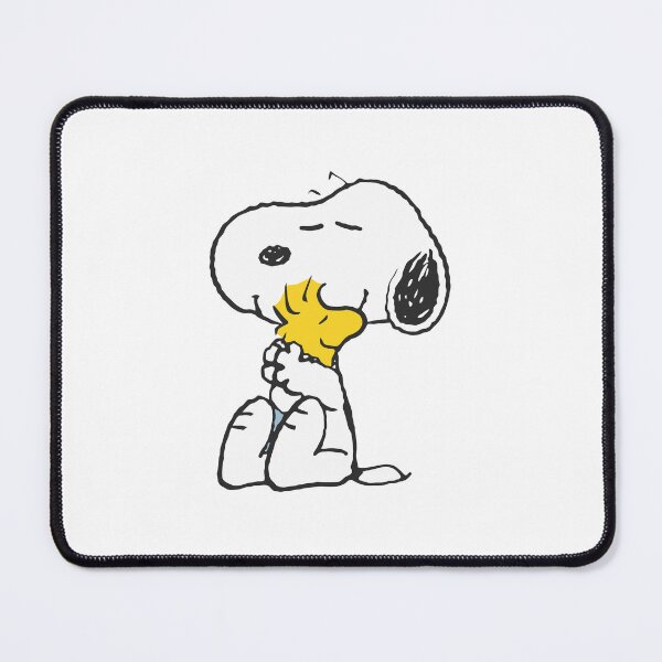 Item preview, Snoopy and Woodstock Hugging Peanuts Cartoon Art designed and sold by matildampugh.