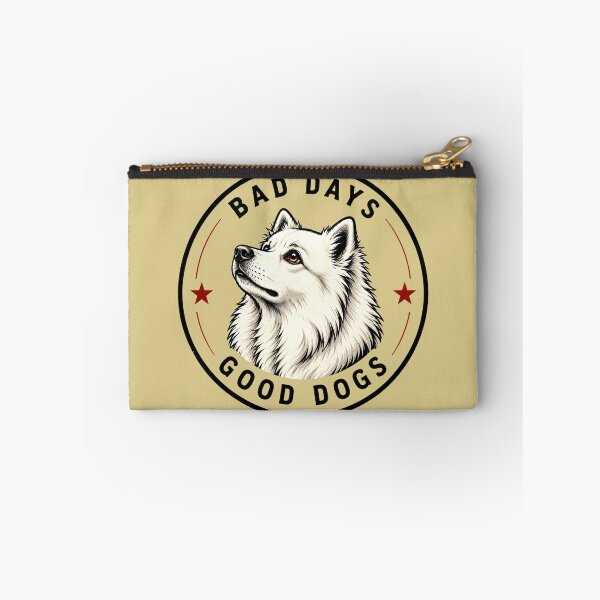 Item preview, Bad Days Good Dogs Retro Samoyed Badge designed and sold by MagicTheDog.