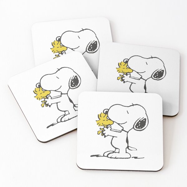 Item preview, Snoopy Presenting a Woodstock Leaf Bouquet designed and sold by matildampugh.