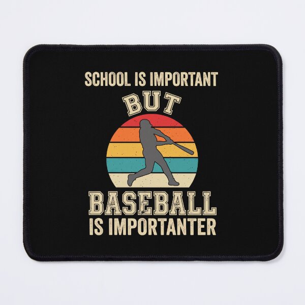 Item preview, Baseball Is Importanter Silhouette Joueur Vintage Rétro designed and sold by MizoX7.