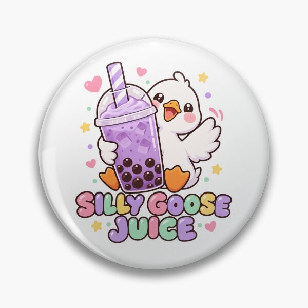 Item preview, Silly Goose Juice | Kawaii Taro Boba Goose designed and sold by DmaarGroup.
