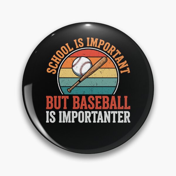 Aperçu de l'œuvre Baseball Importanter Balle et Batte Vintage Sunset créée et vendue par MizoX7.