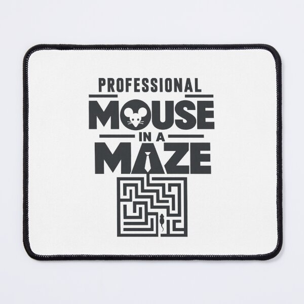 Item preview, Professional Mouse in a Maze Funny Corporate Office Humor T-Shirt Design designed and sold by Nubian Style.