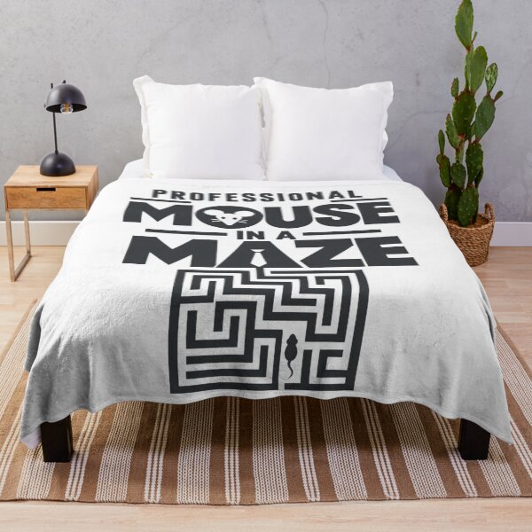 Item preview, Professional Mouse in a Maze Funny Corporate Office Humor T-Shirt Design designed and sold by Nubian Style.