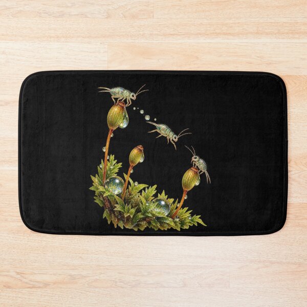 Item preview,  Terrarium Springtails – Mossy Microfauna Nature Illustration designed and sold by Georain.