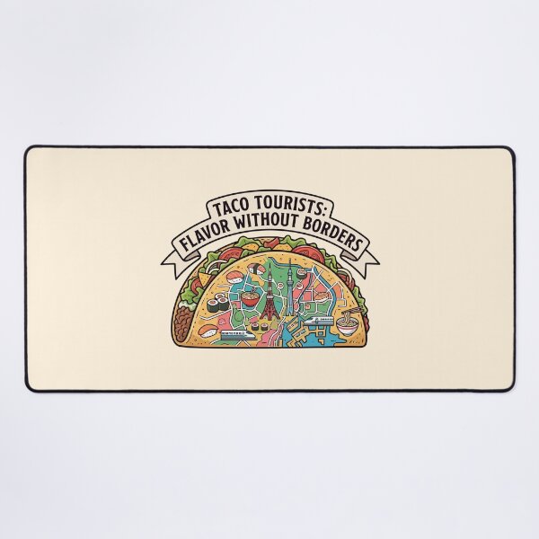 Item preview, Taco City Map Japan Landmarks Foodie Art designed and sold by Amir Faysal.