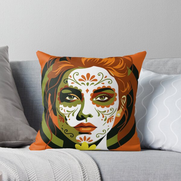 Item preview, Catrina Flat Color Art | Day of the Dead Mexican Sugar Skull designed and sold by  Ojo de Lilith.