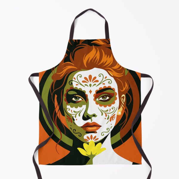 Item preview, Catrina Flat Color Art | Day of the Dead Mexican Sugar Skull designed and sold by  Ojo de Lilith.