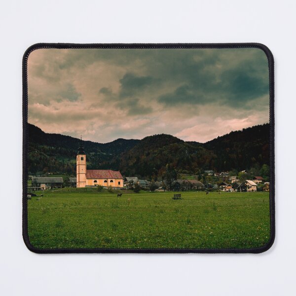Item preview, Peaceful Countryside Church under Dramatic Skies designed and sold by Miz ART .