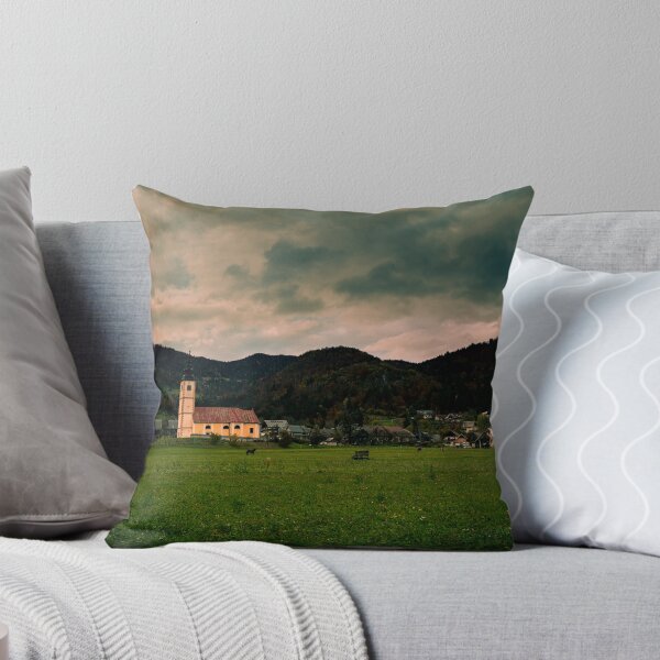 Item preview, Peaceful Countryside Church under Dramatic Skies designed and sold by Miz ART .