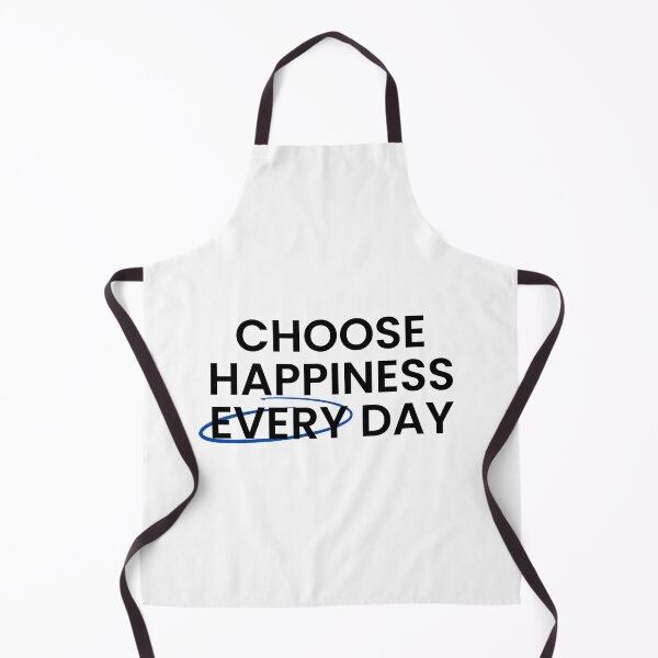 Item preview, Choose Happiness Every Day Positive Typography Quote designed and sold by serotonin75114.