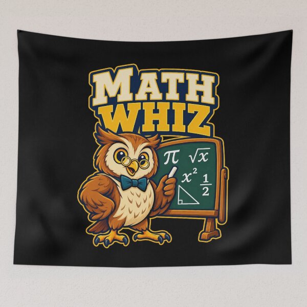 Item preview, Math Whiz - Owl designed and sold by Good Mood Foundry.