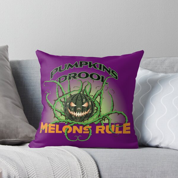 Item preview, Pumpins Drool Melons Rule  halloween alternate jack-o-lantern patch. designed and sold by Art-Horizon.