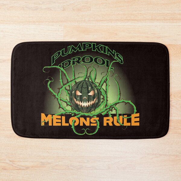 Item preview, Pumpins Drool Melons Rule  halloween alternate jack-o-lantern patch. designed and sold by Art-Horizon.