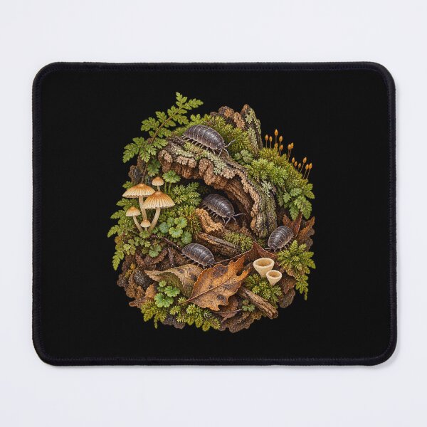 Item preview, Isopod Keeper Collection – Pill Bug Terrarium Nature Art designed and sold by Georain.