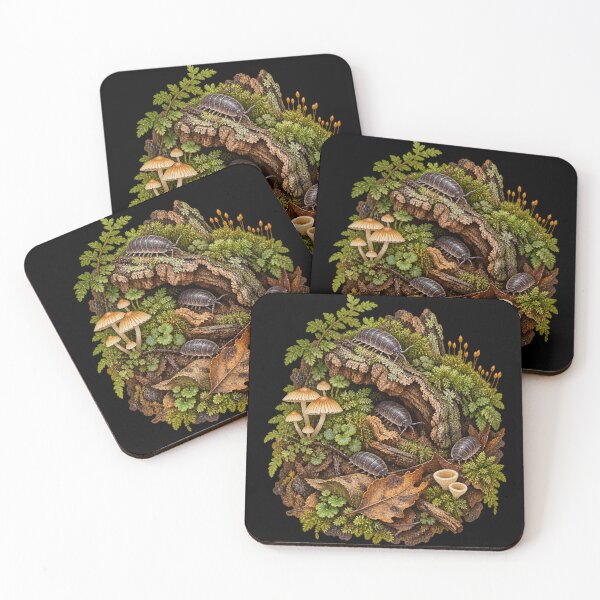 Item preview, Isopod Keeper Collection – Pill Bug Terrarium Nature Art designed and sold by Georain.