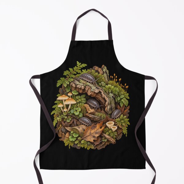 Item preview, Isopod Keeper Collection – Pill Bug Terrarium Nature Art designed and sold by Georain.