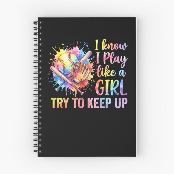 Item preview, I Play Like A Girl Baseball Softball Aquarelle Féministe designed and sold by MizoX7.