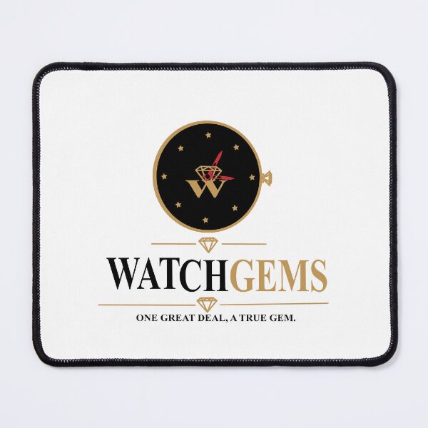 Item preview, Luxury Watch Gems Logo - Elegant Gold Diamond Clock Identity Design designed and sold by Carftora786.