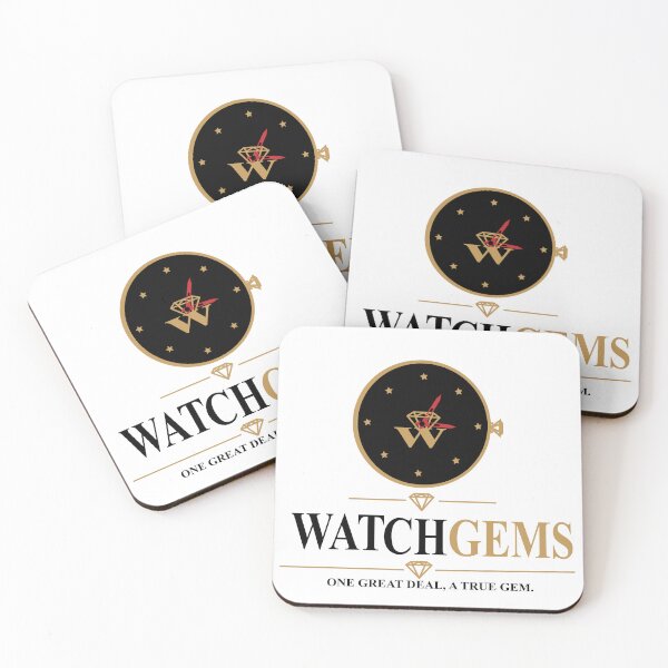 Item preview, Luxury Watch Gems Logo - Elegant Gold Diamond Clock Identity Design designed and sold by Carftora786.