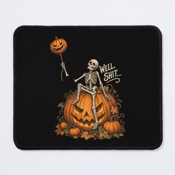 Item preview, Well Shit Skeleton Pumpkin Balloon Spooky Halloween designed and sold by will freed18.