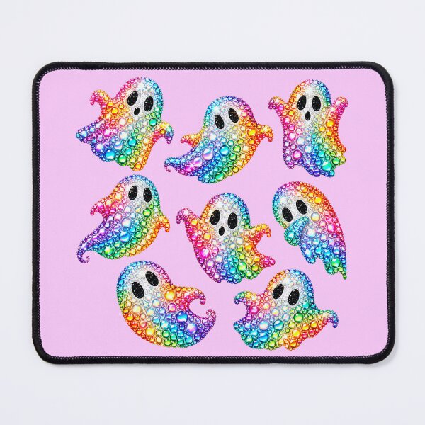 Item preview, Rainbow Rhinestone Ghost Pattern designed and sold by Meandmyshop.