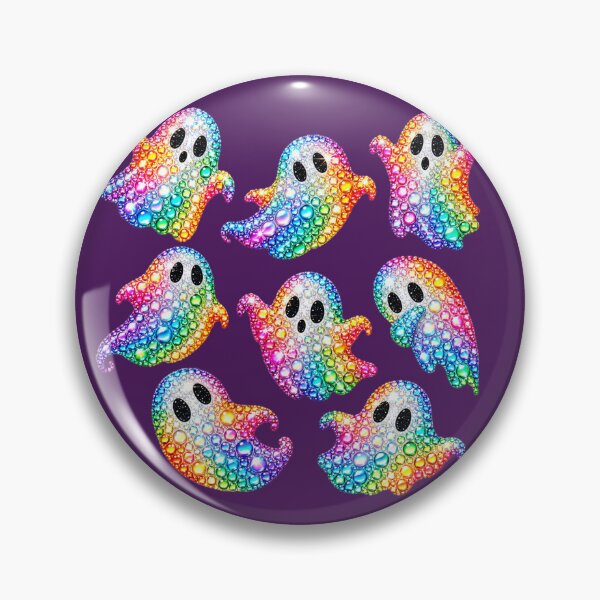Item preview, Rainbow Rhinestone Ghost Pattern designed and sold by Meandmyshop.