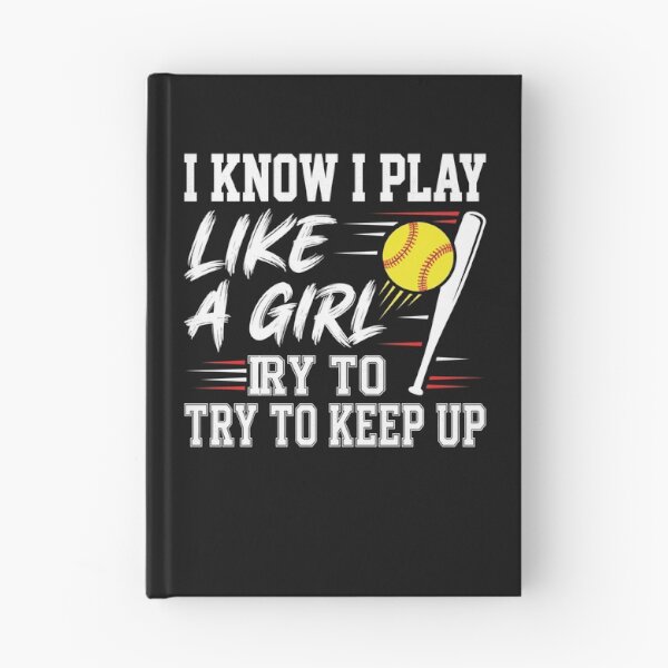 Item preview, Play Like A Girl Baseball Softball Action Drôle designed and sold by MizoX7.